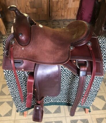 Western reining/work cowhorse saddle